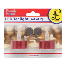 delight 55245 Led teamécses 2db, színes mécses