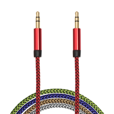 delight 55437 3.5mm Jack (apa - apa) kábel 1m - Vegyes színek (55437) kábel és adapter