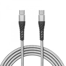 delight Adatkábel - Type-C - Type-C fehér - 1 m kábel és adapter