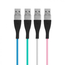 delight Android microUSB adatkábel szilikon bevonat 1m (több szín) mobiltelefon kellék
