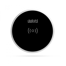 delight Beépíthető vezeték nélküli töltőállomás - fekete - max 1,1 A (55163BK) mobiltelefon kellék