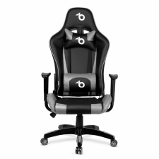 delight Bemada Gamer szék párnával, Szürke-Fekete forgószék