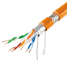 delight cat6a s-ftp installation cable 500m orange 20049 kábel és adapter
