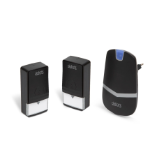 delight Digitális elem- és vezeték nélküli csengő - kinetic GLO-55343BK-2 csengő