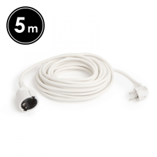 delight Hálózati lengő hosszabbító 3x1.5mm2 - 5m - fehér (20503WH) hosszabbító, elosztó