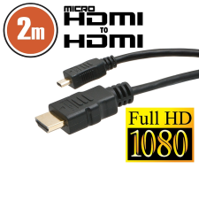 delight - HDMI M - micro HDMI M 2m kábel és adapter