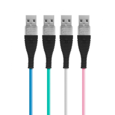 delight iphone adatkábel szilikon bevonat 1m (több szín) 55438 kábel és adapter