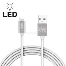 delight kábel - Iphone Lightning töltőkábel, 1m, fehér (DELIGHT_55442I-WH) kábel és adapter