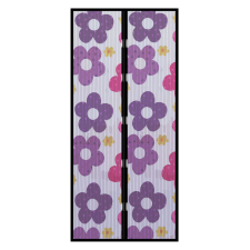 delight virágos mágneses szúnyogháló ajtóra 100x210cm 11398I szúnyogháló