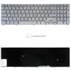 Dell Inspiron 17 7737, 17 7000, Inspiron 7746, 13-3737 gyári billentyűzet (US kiosztás, ezüst)
