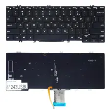 Dell Latitude 5300, 5310, 7300 gyári billentyűzet (US kiosztás, háttérvilágítással) laptop alkatrész