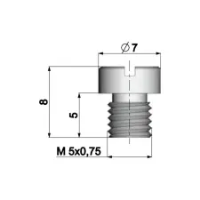  Dellorto karburátor főfúvóka M5 - 112 egyéb motorkerékpár alkatrész