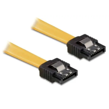 DELOCK 0.3m SATA Cable SATA kábel 0,3 M Sárga kábel és adapter