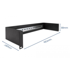 DELOCK 19” DIN sin panel 2U fekete (66884) egyéb hálózati eszköz