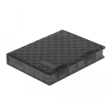 DELOCK 2.5 HDD / SSD átlátszó védő szürke asztali számítógép kellék