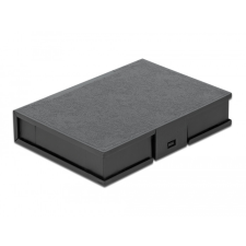 DELOCK 3.5 HDD fekete védő doboz asztali számítógép kellék