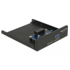 DELOCK 3.5" USB 3.1 Gen 1 előlap 1 x USB Type-C + 1 x USB Typ-A