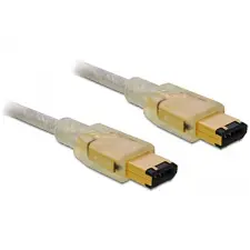 DELOCK 3 méteres FireWire összekötő kábel (6/6 tűs) kábel és adapter
