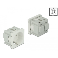 DELOCK 45 x 45 mm méretű, Easy 45 földelt hálózati csatlakozóaljzat egyéb hálózati eszköz