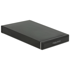 DELOCK 47226 2.5" USB 3.0 Külső HDD ház - Fekete asztali számítógép kellék