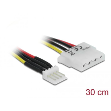 DELOCK 4 tűs Floppy-csatlakozó > 4 tűs Molex-csatlakozó kábel 30cm (85457) (Delock85457) kábel és adapter