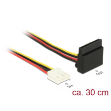 DELOCK 4 tűs Floppy-csatlakozóhüvely &gt; 15 tűs SATA-csatlakozóhüvely tápkábel 30 cm (85510) kábel és adapter