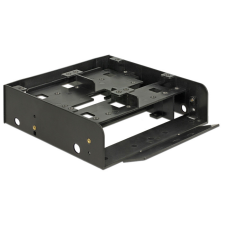 DELOCK 5.25 telepítőkeret 1 x 3.5 + 2 x 2.5 merevlemezzel kábel és adapter