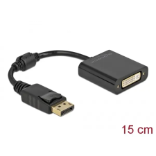 DELOCK 61008 DisplayPort 1.1 apa - DVI anya passzív fekete adapter kábel és adapter