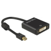 DELOCK 62603 mini Displayport 1.2- apa > DVI-anya 4K aktív fekete adapter
