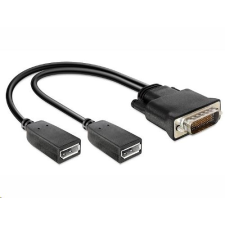 DELOCK 65354 DMS-59 apa > 2 x DP anya adapter, 25 cm kábel és adapter
