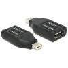 DELOCK 65552 fekete adapter mini displayport apa hdmi anya