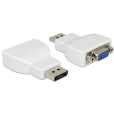 DELOCK 65568 DisplayPort apa -> VGA anya adapter fehér (65568) kábel és adapter