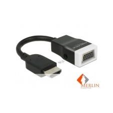 DELOCK 65587 HDMI-A apa &gt; VGA anya audióval kábel és adapter