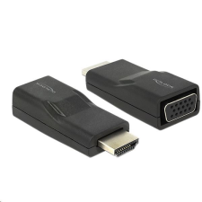 DELOCK 65655 HDMI apa > VGA anya adapter fekete (65655) kábel és adapter