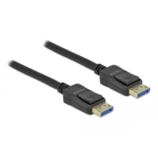 DELOCK 80264 DisplayPort - DisplayPort 2.0 Kábel 5m - Fekete kábel és adapter