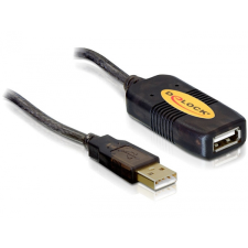 DELOCK 82446 usb 2.0 hosszabbító kábel, aktív 10m kábel és adapter