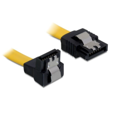 DELOCK 82482 SATA  "le / egyenes" 70cm kábel sárga (82482) kábel és adapter