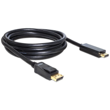 DELOCK 82587 DisplayPort - HDMI kábel (apa-apa) 2m audió/videó kellék, kábel és adapter