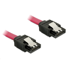 DELOCK 82674 SATA3 adatkábel 10cm piros (82674) kábel és adapter
