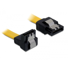 DELOCK 82806 SATA 6 Gb/s le /egyenes kábel, fém, 30 cm kábel és adapter