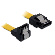 DELOCK 82811 kábel SATA 6 Gb/s fém rögzítővel le / egyenes kábel 50 cm (82811) kábel és adapter
