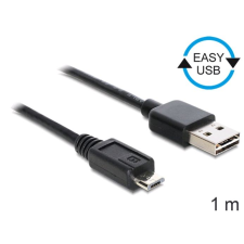 DELOCK 83366 USB 2.0 -A apa > USB 2.0 micro-B apa kábel 1 m (83366) kábel és adapter