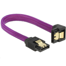 DELOCK 83693 SATA kábel 6 Gb/s le/egyenes lila 10cm (83693) kábel és adapter