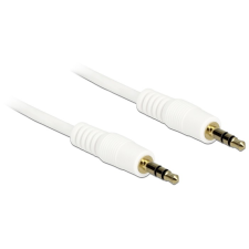 DELOCK 83743 3.5mm Jack (apa - apa) kábel 0.5m - Fehér (83743) kábel és adapter