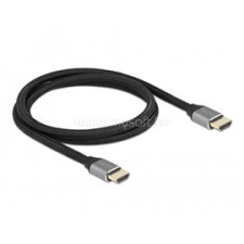 DELOCK 83995 1m Ultra nagy sebességű HDMI 48Gbps 8K 60Hz szürke kábel (DL83995) kábel és adapter