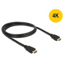 DELOCK 84753 HDMI M - HDMI M Adapterkábel (4k Ethernet) 1.5m Fekete kábel és adapter