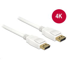 DELOCK 84878 Displayport 1.2 apa -> Displayport apa kábel 3m fehér (84878) kábel és adapter