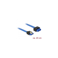 DELOCK 84971 SATA hosszabbító kábel 20cm (kék) (84971) kábel és adapter