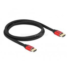 DELOCK 85773 1m Ultra nagy sebességű HDMI 48Gbps 8K 60Hz piros kábel (DL85773) kábel és adapter