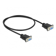 DELOCK 87308 50cm rs-232 d-sub 9 anya - anya soros kábel kábel és adapter